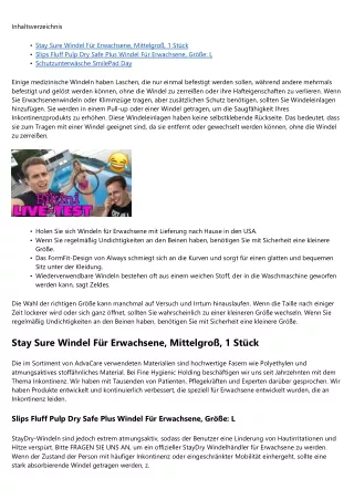 inhaltsverzeichnis
