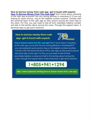 how to borrow money from cash app get in touch