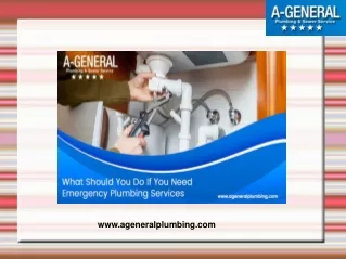 Things Need To Do When You Need Emergency Plumbing Services