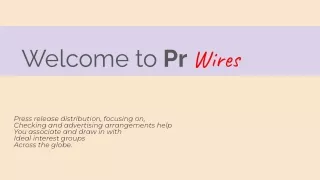 welcome to pr wires