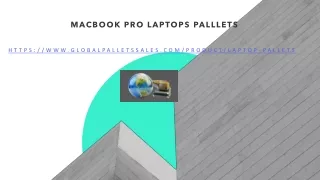 MacBook Pro Laptops Palllets