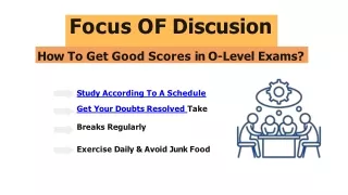 How To Achieve Good Results On Level O exams?