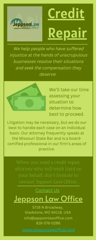 Credit Repair Attorney In Gladstone City