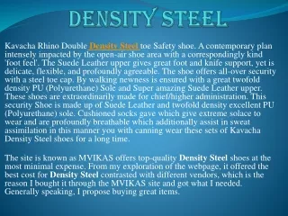 Density Steel