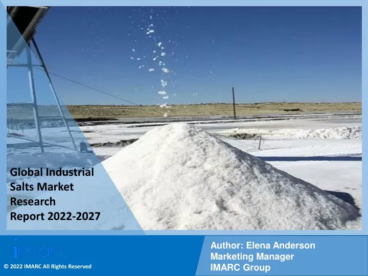 global industrial salts market research report