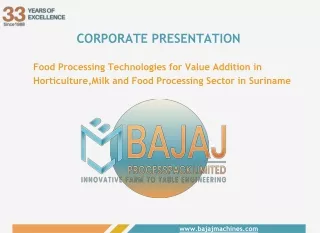 Food Processing and Packaging Machine Manufacturer
