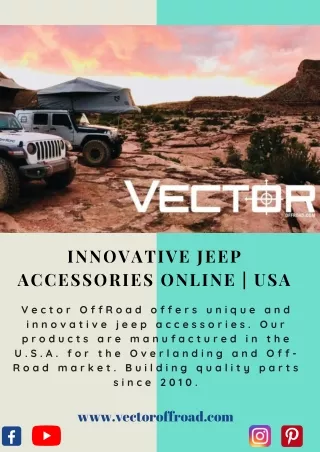 Vector Off Road – Innovative Jeep Accessories Online | USA