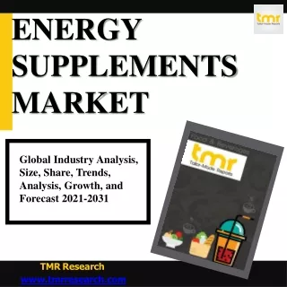 energy supplements market