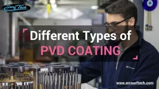 different types of pvd coating