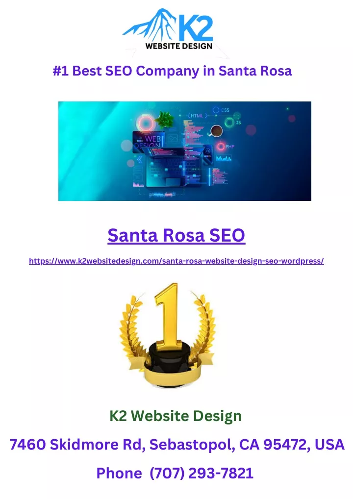 1 best seo company in santa rosa