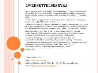oversettelsesbyr