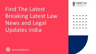 Legal News India  Latest Law News and Legal Updates India