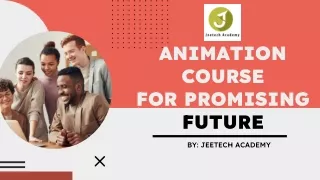 animation course for promising future