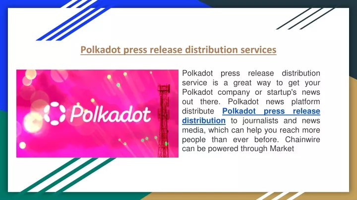 polkadot press release distribution services