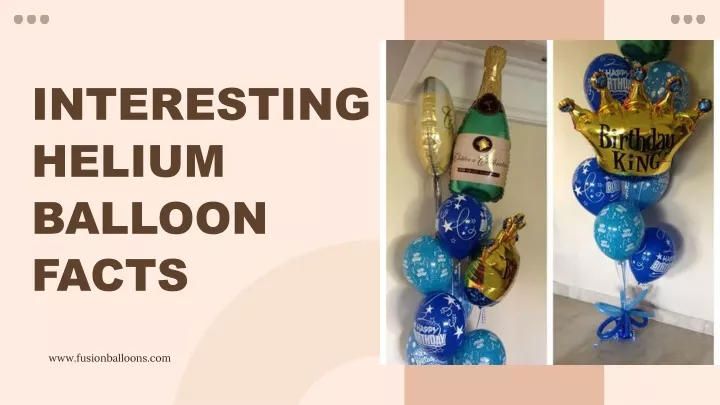 interesting helium balloon facts