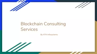 Blockchain Consulting Services