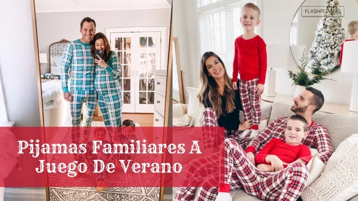 pijamas familiares a juego de verano