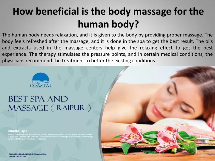how beneficial is the body massage for the human