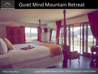 Best Views Lake Lodge and Couples Getaway in Julian. California