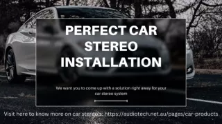 Perfect Car Audio System_ Audiotech