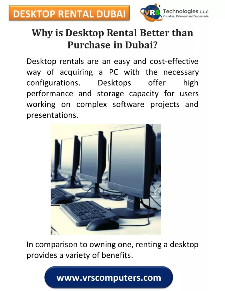 desktop rental dubai