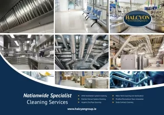 Commercial Cleaning Service | Halcyongroup.ie