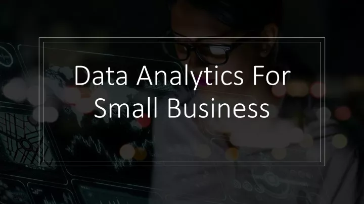 data analytics for small business