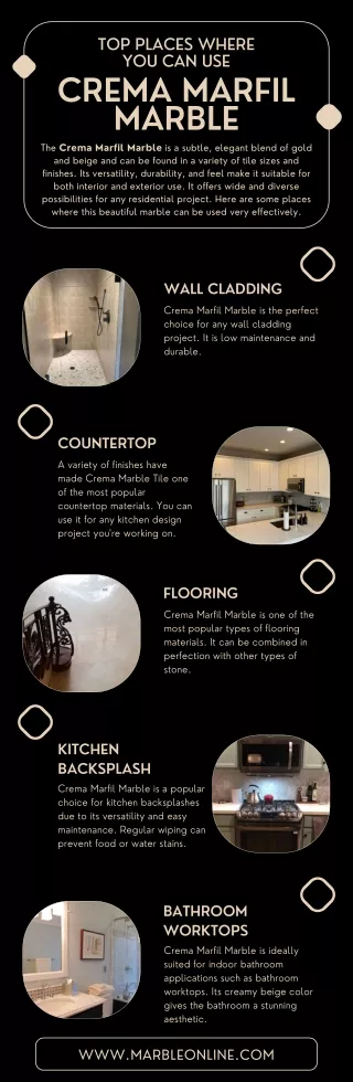 Top Places Where You Can Use Crema Marfil Marble