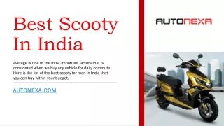 Best Scooty In India PDF