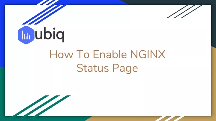 how to enable nginx status page