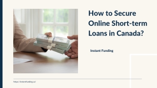 How to Secure Online Short-term Loans in Canada