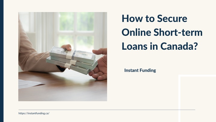 how to secure online short term loans in canada
