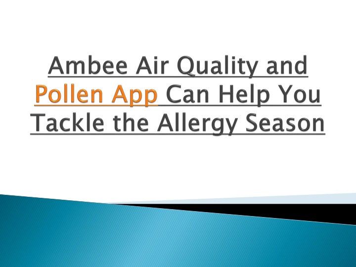 ambee air quality and pollen app can help you tackle the allergy season