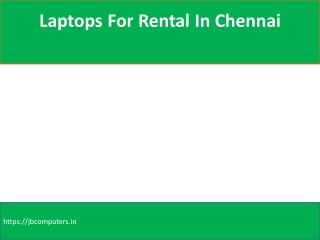 laptops for rental in chennai
