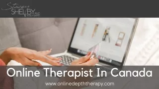 Online Therapist In Canada | Dr. Stacey Shelby & Associates
