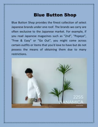 Blue Button Shop | Kapital