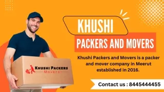 khushi packers and movers