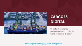 cargoes digital