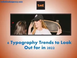 6 Typography Trends to Look Out for in 2022