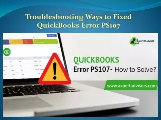 troubleshooting ways to fixed quickbooks error