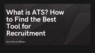 what is ats how to find the best tool