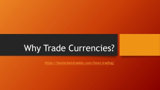 Why Trade Currencies