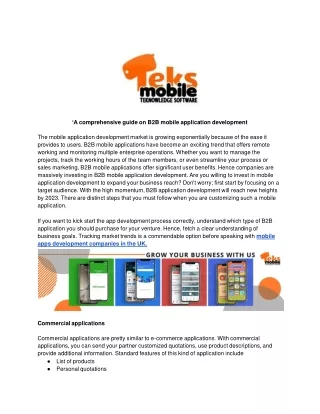 Teksmobile