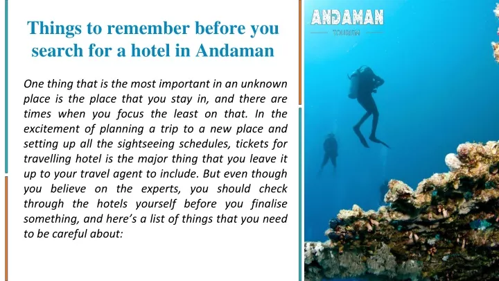 things to remember before you search for a hotel