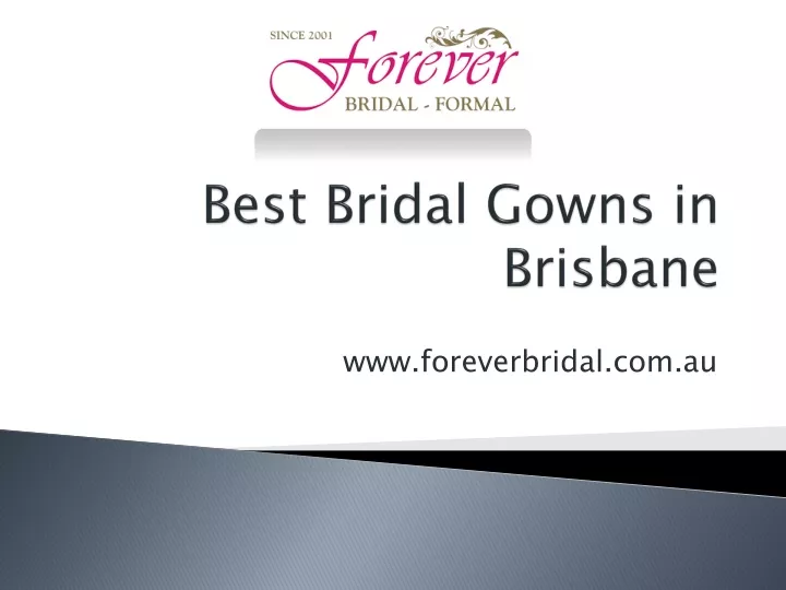 best bridal gowns in brisbane