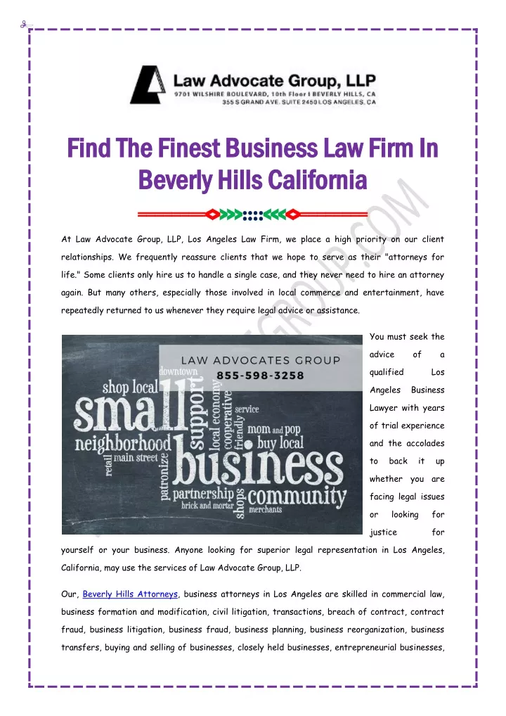 find find the finest business law firm