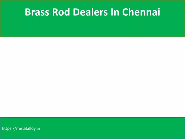 brass rod dealers in chennai
