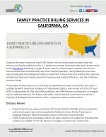 FAMILY PRACTICE BILLING SERVICES IN CALIFORNIA, CA - slide 1