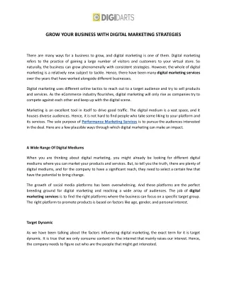 grow your business with digital marketing