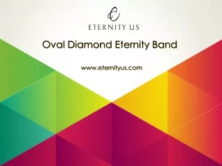 oval diamond eternity band